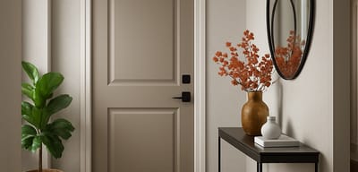 How to arrange an entryway separated from the hallway?