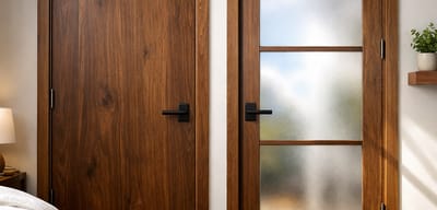 Innentüren für das Schlafzimmer: Voll oder verglast?