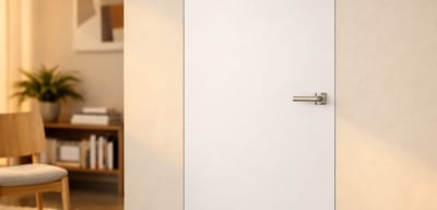 Hidden frame doors - minimalist effect