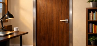 # How to Take Care of Your Privacy When Choosing Doors for Your Home Office

When selecting **interior doors** for your home office, it's essential to consider privacy. Here are some tips to help you choose the right doors:

1. **Material Matters**: Opt for doors with good **acoustic insulation** to minimize noise from other areas of the house. **Acoustic doors** can be a great choice.

2. **Design and Style**: Choose a design that complements your office decor while ensuring it provides the necessary privacy. **Hidden doors** can offer a unique aesthetic while maintaining confidentiality.

3. **Locking Mechanism**: Ensure your **door handle** and **lock** are secure. Consider **anti-burglary doors** for added security.

4. **Installation**: Proper **installation** is crucial for ensuring that your doors fit well within the **door frame** and provide adequate sealing. 

5. **Maintenance**: Regular **maintenance** of your doors, including checking the **hinges** and **seal**, will help keep them functioning well and enhance their lifespan.

6. **Glazing Options**: If you prefer some natural light, consider **glazing** options that still provide privacy, such as frosted glass.

By carefully considering these factors, you can create a private and comfortable space in your home office.